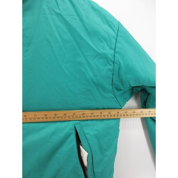 VINTAGE Woolrich Jacket XL Purple Reversible Bomber 90s Insulated * - Picture 5 of 16